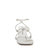 The Irisia Knotted Sandal - Optic White