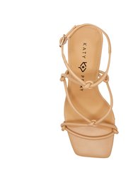 The Irisia Strappy Sandal - Biscotti