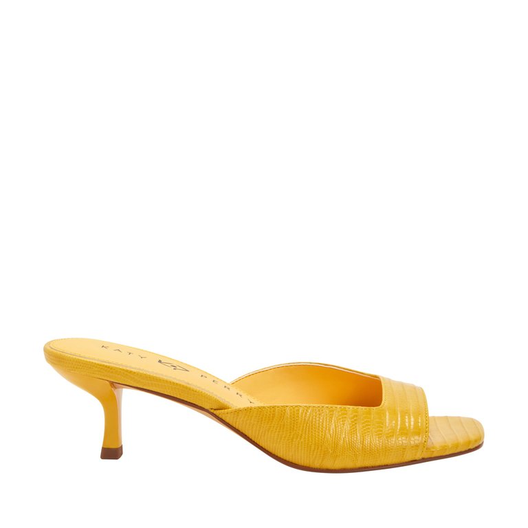 The Ladie Low Heel Sandal - Pineapple