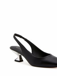 The Laterr Sling Back Sandal - Black - Black