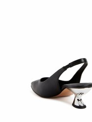 The Laterr Sling Back Sandal - Black