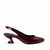 The Laterr Sling Back Sandal - Burgundy