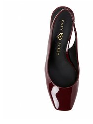 The Laterr Sling Back Sandal - Burgundy