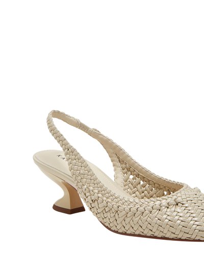 Katy Perry The Laterr Woven Sling-Back Heels - Chalk product