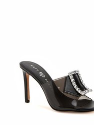 The Lavissh Buckle Sandal - Black - Black