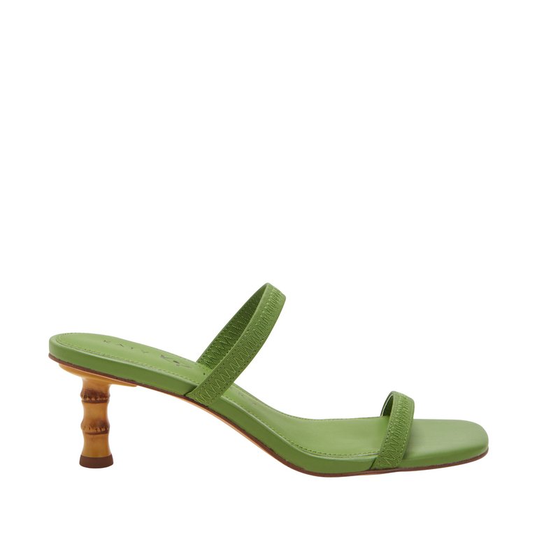 The Leilei Stretch Sandal - Jade Green - Jade Green
