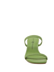 The Leilei Stretch Sandal - Jade Green