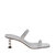 The Leilei Stretch Sandal - Silver - Silver