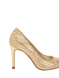 The Marcella Pump - Gold - Gold