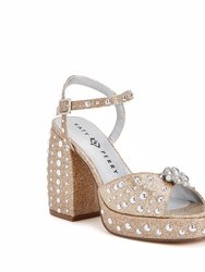 The Meadow Ornament Sandal - Champagne