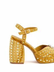 The Meadow Ornament Sandal - Satin Brass - Satin Brass