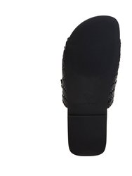 The Salvo Buckle Sandal - Black