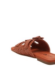 The Salvo Buckle Sandal - Ginger Biscuit