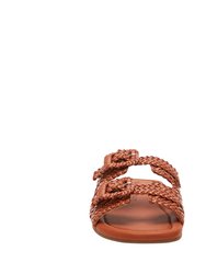 The Salvo Buckle Sandal - Ginger Biscuit