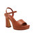 The Square Open Sandal - Ginger Biscuit