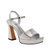 The Square Open Sandal - Silver