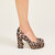 The Square Pump Heel - Coffee Multi