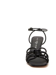 The Timmer Knotted Sandal - Black