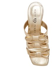 The Tooliped Bow Sandal - Gold