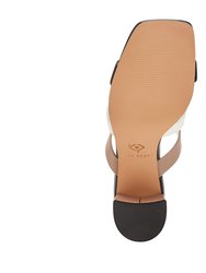The Tooliped Bow Sandal - True Taupe Multi