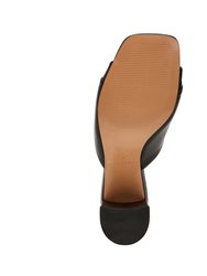The Tooliped Twisted Sandal - Black
