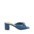 The Tooliped Twisted Sandal - Blue Denim