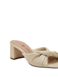 The Tooliped Twisted Sandal - Chalk - Chalk