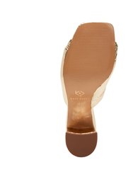 The Tooliped Twisted Sandal - Gold