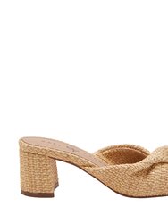 The Tooliped Twisted Sandal - Natural