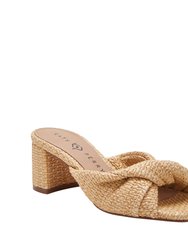 The Tooliped Twisted Sandal - Natural - Natural