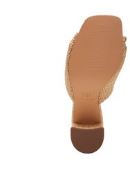 The Tooliped Twisted Sandal - Natural