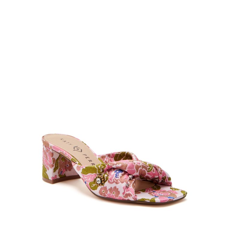 The Tooliped Twisted Sandal - Vintage Pink Multi - Vintage Pink Multi