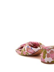 The Tooliped Twisted Sandal - Vintage Pink Multi