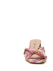 The Tooliped Twisted Sandal - Vintage Pink Multi