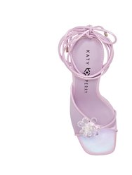The Vivvian Flower Sandal - Digital Lavender