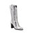 The Zaina Western Boot - Silver - Silver