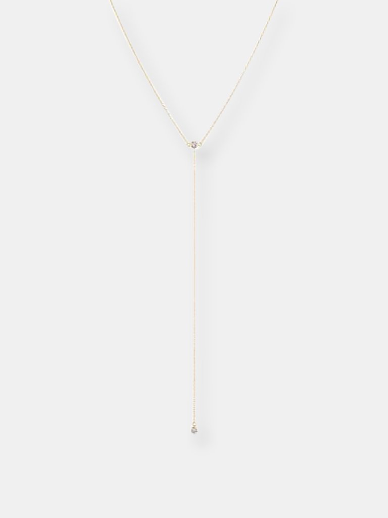 Lariat Split - 14K Yellow Gold