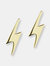 Lightning Stud - 14K Yellow Gold