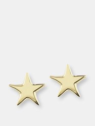 Star Stud - 14K Yellow Gold