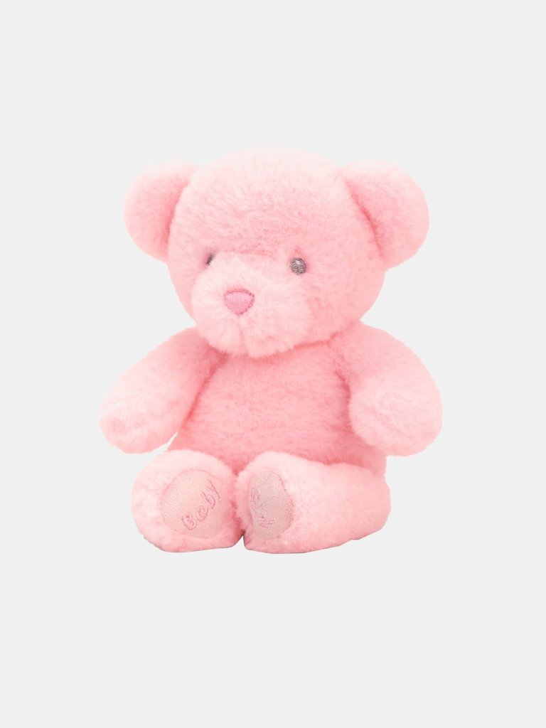 Keel Toys Baby Girls Bear Plush Toy (Pink) (20cm) - Pink
