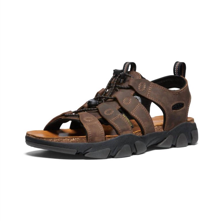 Men's Daytona Ii Open-Toe Walking Sandal In Bison/black