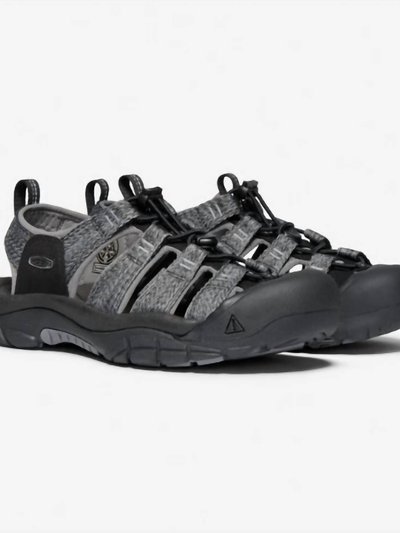 Keen Men's Newport H2 Shoe In Black/Steel Grey product