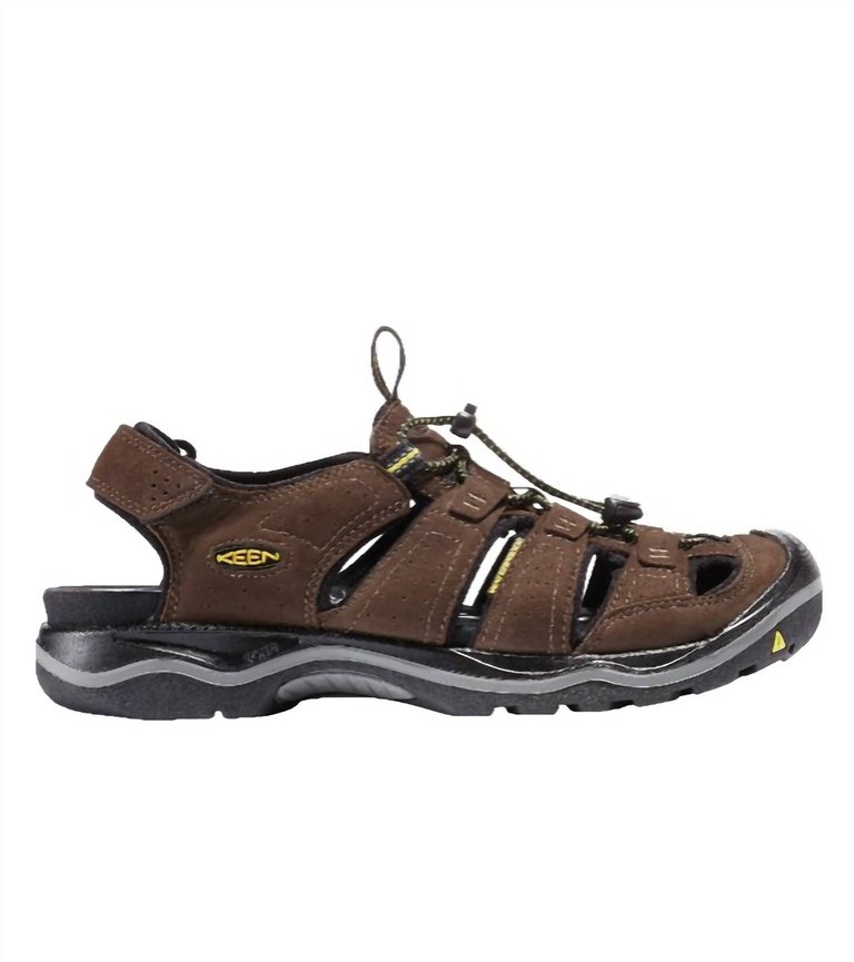 Men's Rialto Fisherman Sandal In Bison - Bison