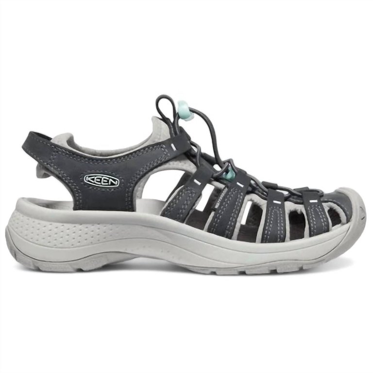 Women's Astoria West Leather Sandal In Magnet/vapor