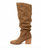 Easton Armadillo Suede Slouchy Boots In Armadillo