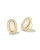 Baguette Ellie Stud Earrings In Gold Iridescent Drusy - Gold Iridescent Drusy