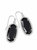 Dani Rhodium Earrings In Black - Black