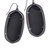 Danielle Earring In Gunmetal Plate/black Opaque Glass - Gunmetal Plate/black Opaque Glass