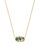 Elisa Short Pendant Necklace In Gold Abalone Shell - Gold Abalone Shell