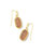 Lee Gold Drop Earrings In Spice Drusy - Spice Drusy